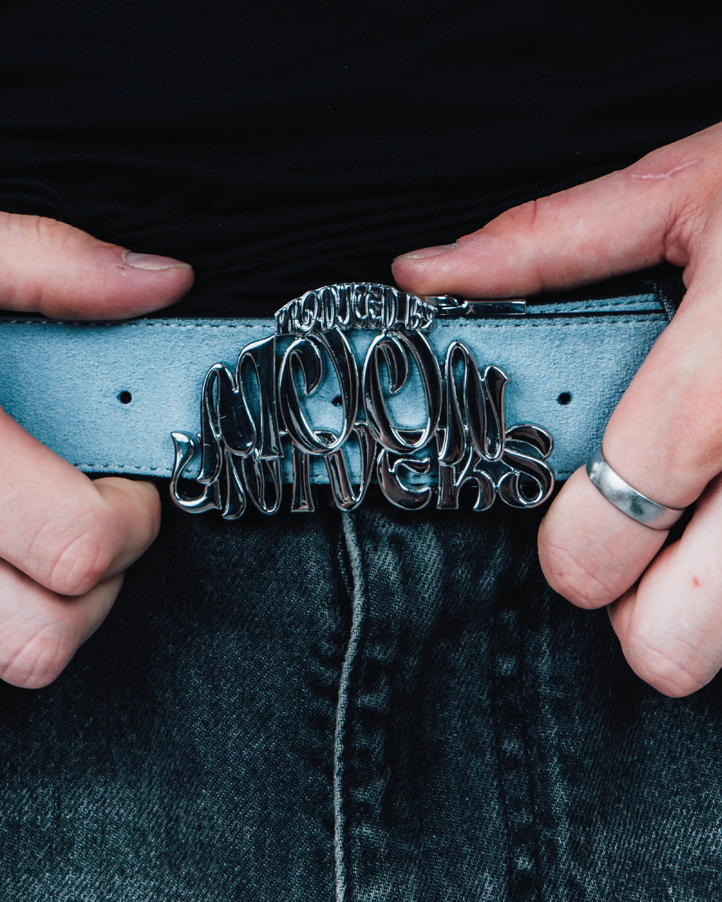 "Univers" - Ceinture Bleu Ciel MoonUnivers