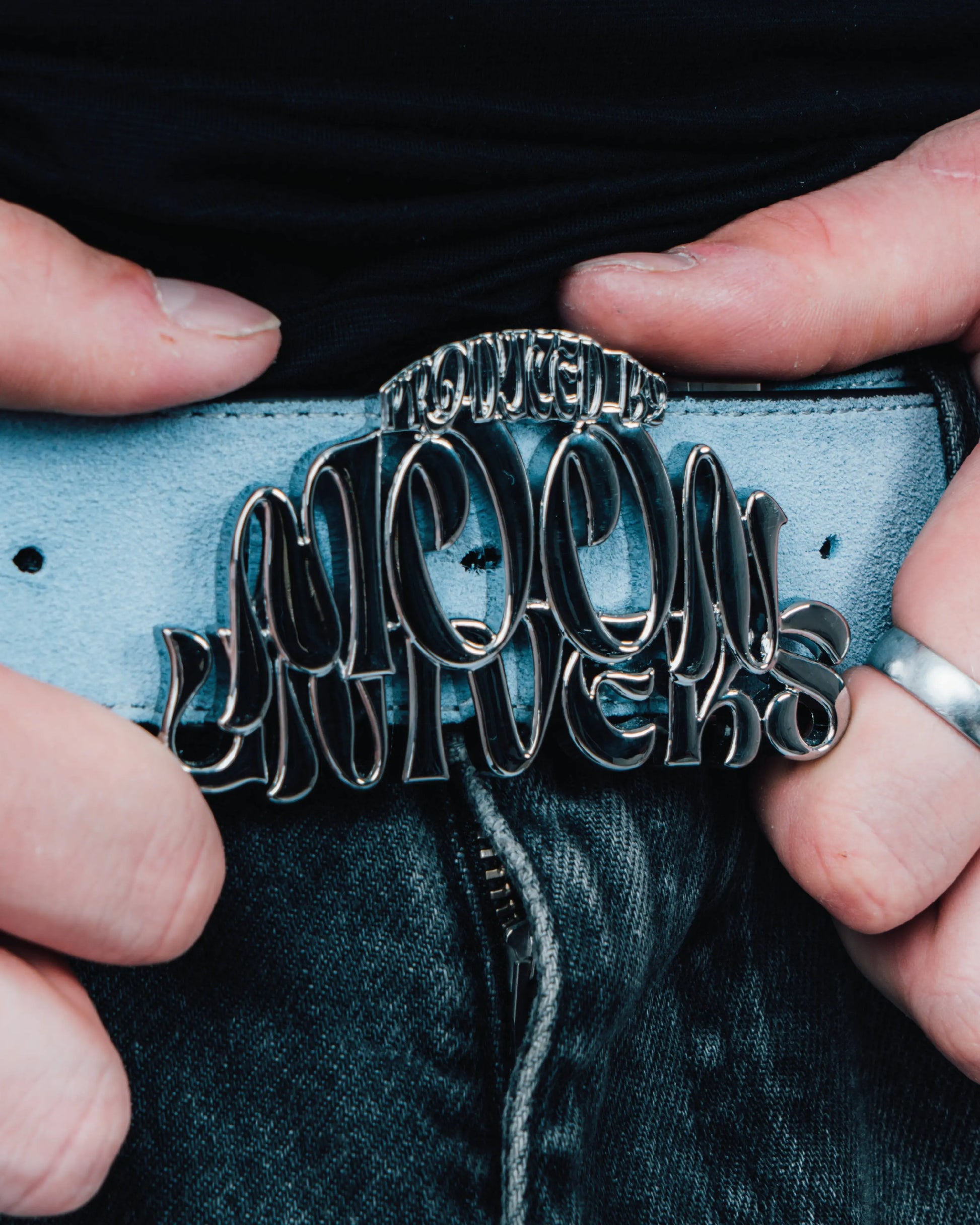 "Univers" - Ceinture Bleu Ciel MoonUnivers