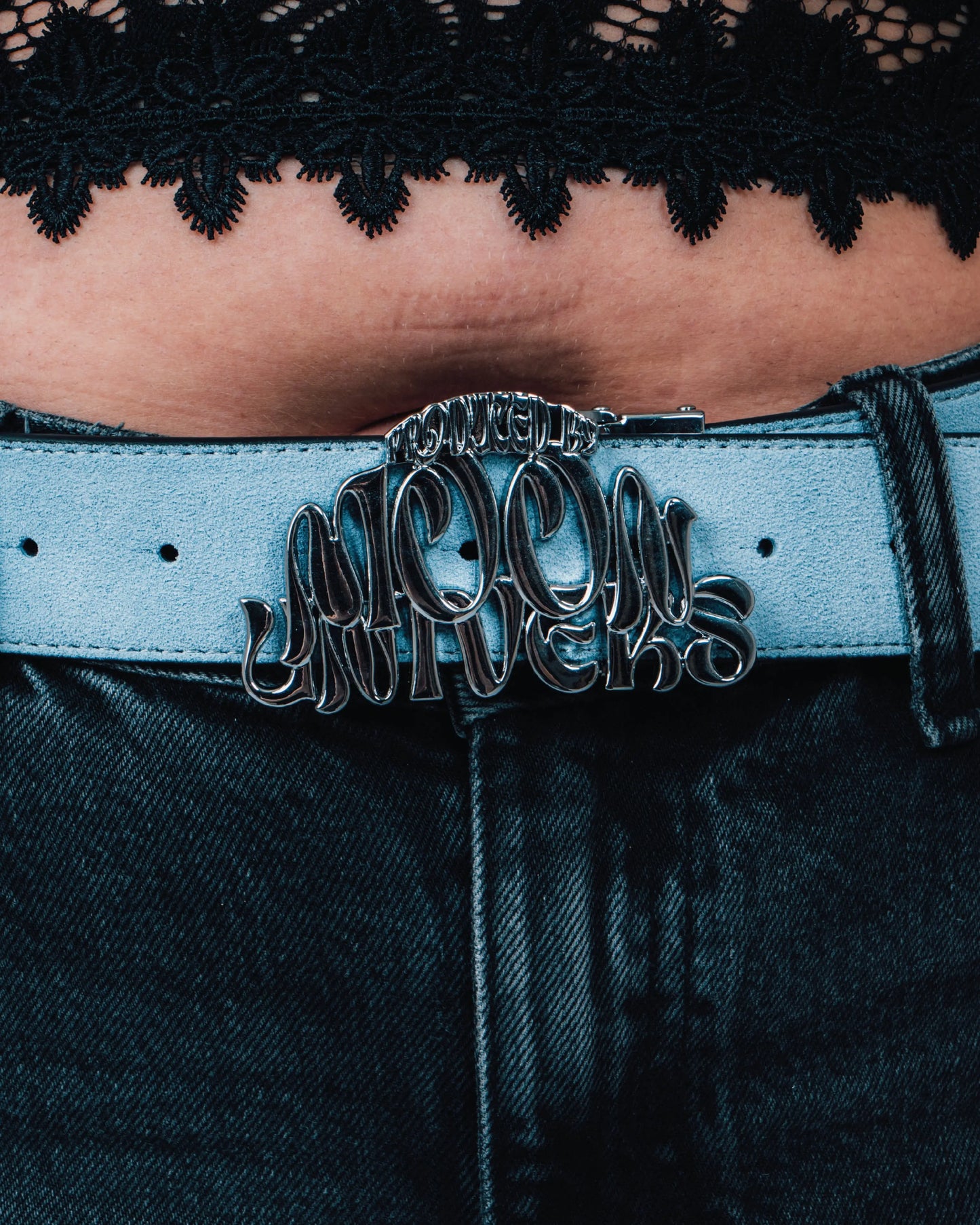 "Univers" - Ceinture Bleu Ciel MoonUnivers