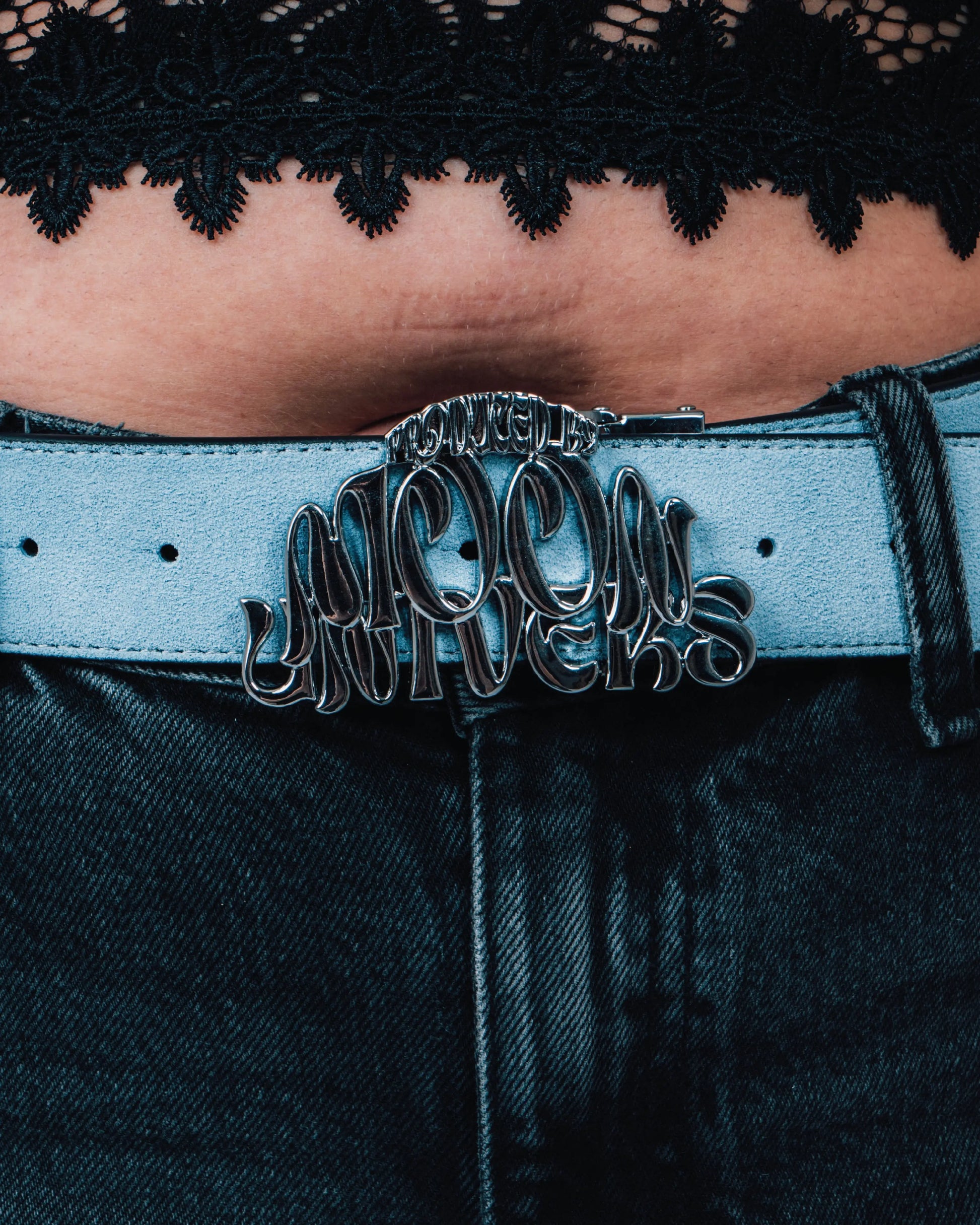 "Univers" - Ceinture Bleu Ciel MoonUnivers